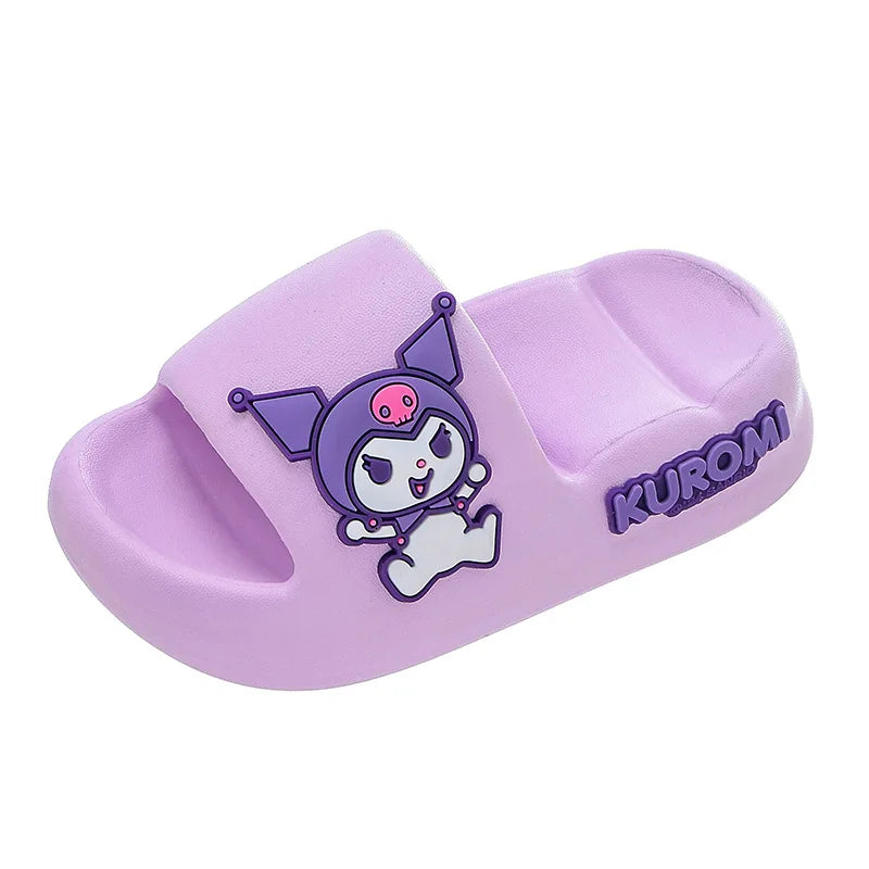 Purple Hello Kitty Summer Slippers